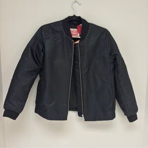Levi's Thermore Insulated Bomber Jacket Black XS NWT Full Zip